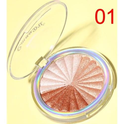 Highlighter face Bronzer Palette Makeup brightens face contour shimmer powder illuminator highlighter makeup