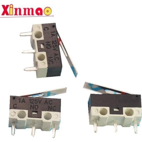20pcs Limit Switch Push Button Switch 1A 125V AC 2A 125V AC Mouse Switch 3Pins Micro Switch