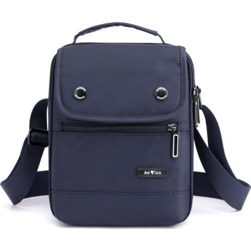 Men Travel Crossbody Bags Oxford Casual Men Good Qualtiy Outdoor Mens Travel School Retro Zipper Shoulder Bags