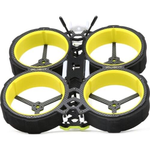 IFlight BumbleBee V2 HD 145mm 3inch FPV CineWhoop Frame with 2.5mm Arm/27mm Prop Duct Compatible 3inch Prop for FPV Drone Kit