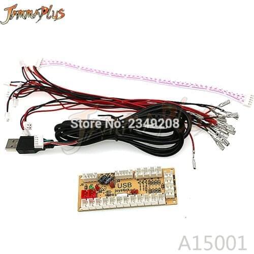 Zero Delay USB Encoder PC to Joystick for Jamma Arcade Controllers for 5v led light push buttons Arcade joystick