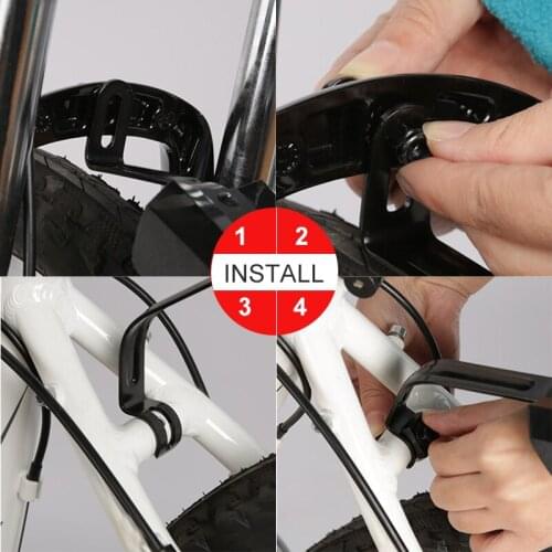 Bike Mudguards Detachable Easy to Assemble Lightweight Portable Prevent Mud Splashing Riding Accessories SAL99