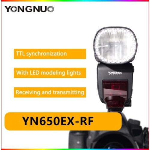 YONGNUO YN650EX-RF Round Head Camera Flash Lamp TTL High-speed Sync External Flashgun Hot Shoe Light For Canon SLR 7D/60D/600D