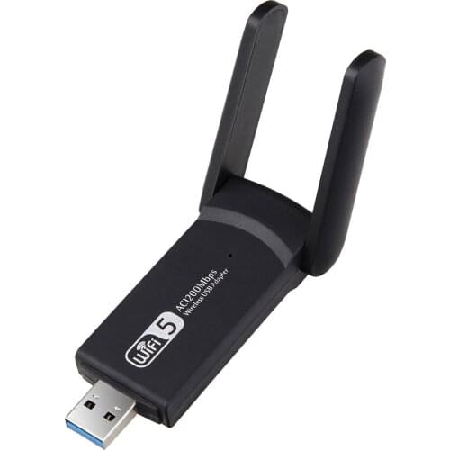 New USB 3.0 1200Mbps Wifi Adapter Dual Band 5GHz 2.4Ghz 802.11AC RTL8812BU Wifi Antenna Dongle Network Card For Laptop Desktop