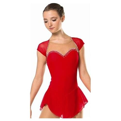 Figure Skating Competition Dress For Women Graceful New Brand Ice Skating Dresses Custom DR3934