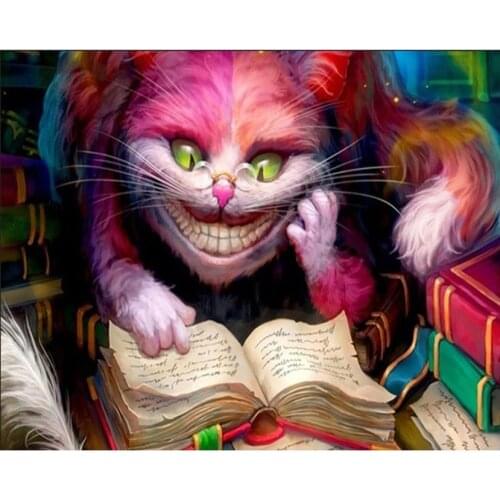 Animal diamond painting cartoon cat full dril dimond embroidery art rhinestone mosaic drawing pictures children craft toys gifts