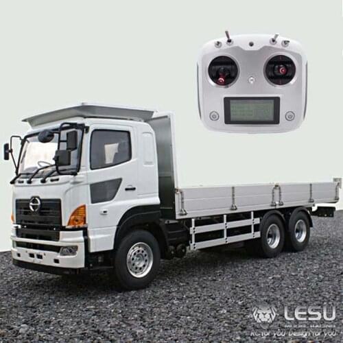 1/14 LESU RC HN700 6*4 Flatbed Truck Trailer Bucket Model Car Motor DIY TAMIYA TH02012-SMT5