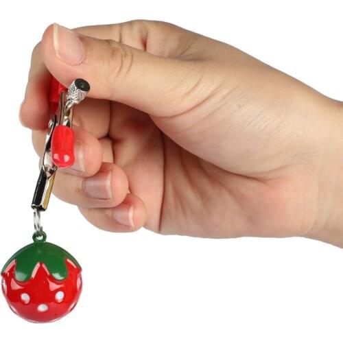 1 Pair Adjustable Adult Games Strawberry Nipple Clamps Clit Clamp Erotic Product Sex Toys for Couples Fetish Breast Labia Clips