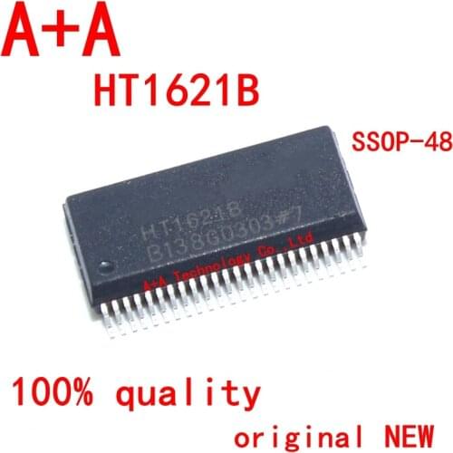 10pcs/lot HT1621B HT1621 1621 SSOP-48 In Stock