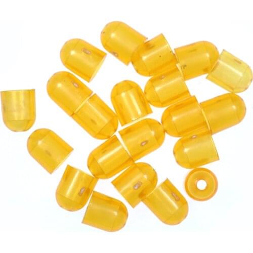 100PCS Saltwater Fishing Tackle Slide Parts Snapper Skirts and Rubber Tie Mule Maintenance Supplies Fishing Equipment