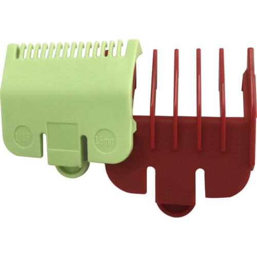 2pcs/set Salon 1.5mm 4.5mm Guide Comb ABS Replacement Part Barber Attachment Home Hair Clipper Cutting Professional For Wahl