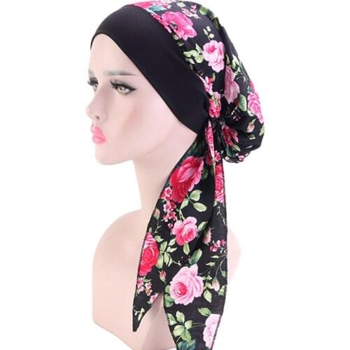 2020 fashion women inner hijabs cap muslim head scarf turban bonnet ready to wear hijab ladies headwrap female under hijab caps