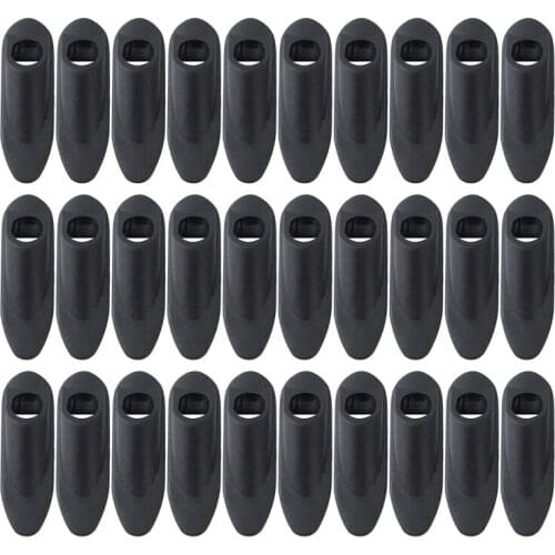 30PCS Bicycle Brake Shifter Line Cable Wire Tube Fixed Clamp Device Seat Cycling Single Hole Buckle