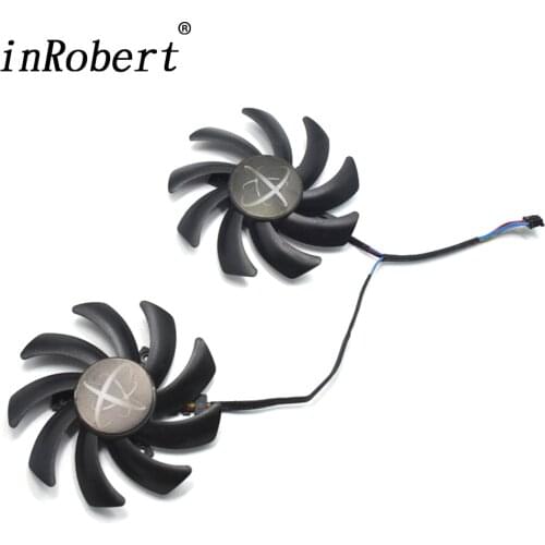 85MM FDC10H12S9-C 0.35AMP 4Pin Cooling Fan Replacement For XFX RX 470 470D 480 460 RX480 RX380X R9 270A Graphics Card Cooling