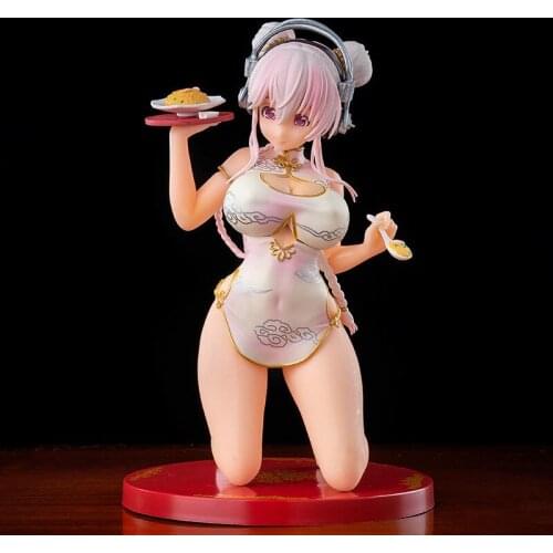 Anime Figure Cheongsam Soniko Kneeling Position Collection Model PVC Action Figure Beautiful Girl Series Toys Gifts