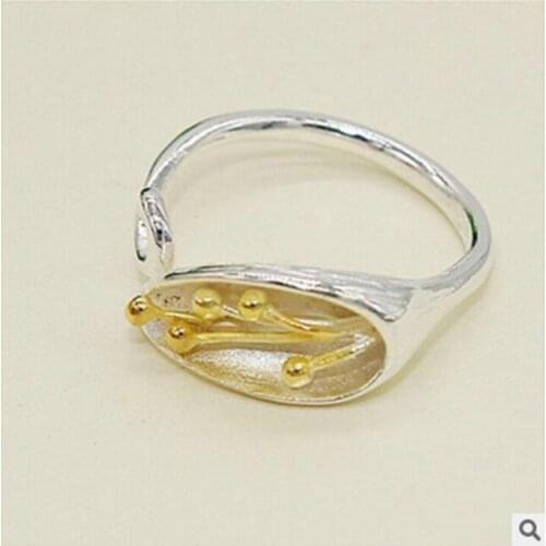 Bohemian Silver Color Morning Glory Flower Rings For Women Gift Bijoux Adjustable Finger Antique Engagement Rings Anillos