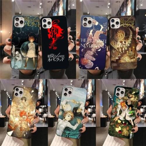 Promised Neverland Poster Phone Case for iphone 12 pro max mini 11 pro XS MAX 8 7 6 6S Plus X 5S SE 2020 XR case