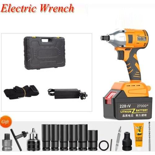 Brushless Electric Wrench Special Lithium Battery Charging Impact Wrench Electric 168TV13000