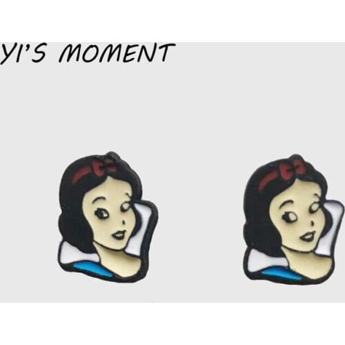 Birthday Gift Enamel Earrings Fairy tale dwarfs Earing for kids