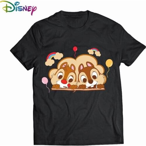 T Shirt Women Fashion Harajuku Tops Short Sleeve Cute Chip and Dale T-Shirts Leisure Tee Casual Ladies Dropship