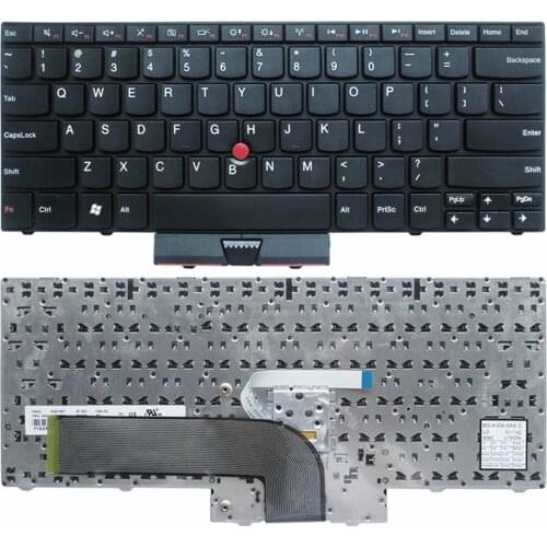 GZEELE New for Lenovo for Thinkpad Edge E40 E14 E50 E15 Keyboard Teclado US English 60Y9669 60Y9597 60Y9633 Without Backlight
