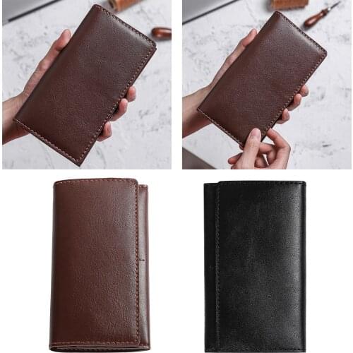 Handmade Leather Craft Purse Wallet Complete Kit DIY Leather Long Bifold Wallet Kits for Men Women