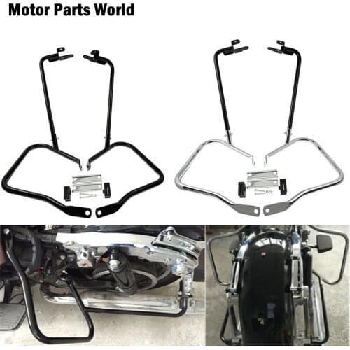 Motorcycle Saddlebag Bracket Guard Bars Kits For Harley Touring Electra Glide Road Glide Street Glide Road King FLHR 2014-2020