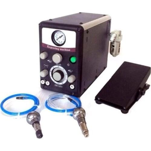 Jewelry Pneumatic Impact Engraving Machine Engraving System with 2 Handpieces Jewelry Engraving Equipment