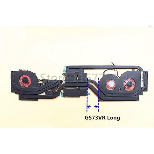 Laptop/Notebook Cooling Radiator heatsink&fan for MSI GS73 GS73VR MS-17B1 E320500120A8700 BS5005HS-U2L1 BS5005HS-U2F1