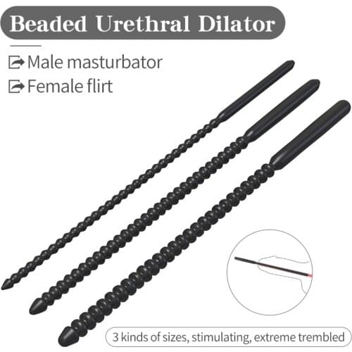 Silicone Penis Plug Urethral Catheter Horse Eye Stick Urethral Dilator Penetration Rod Penis Expansion Male Masturbation SexToys