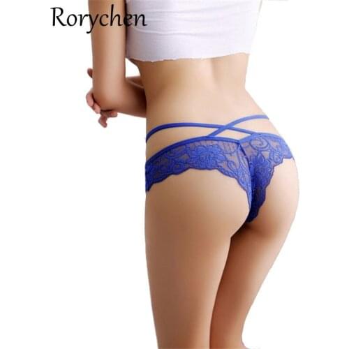 Rorychen Sexy Underwear Women G-String Sexy Panties Female Woman G String Calcinha Bikin Thong Fanga Briefs Thongs for womens