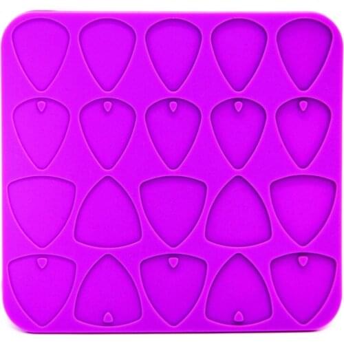 Universal Guitar Picks Resin Mold Silicone Guitar Plectrums Resin Casting Mold DIY Guitar Thumb Finger Picks Mold Tools