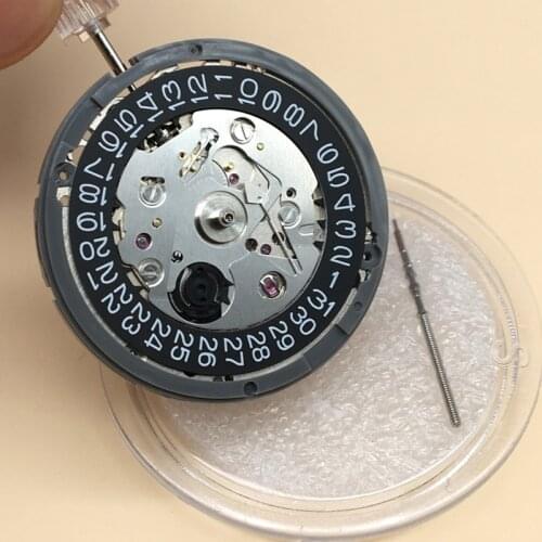 Japan Original SII NH35 aka NH35A Mechanical Movement 24 Jewels with black Datewheel High Accuracy Automatic Self-winding Movt