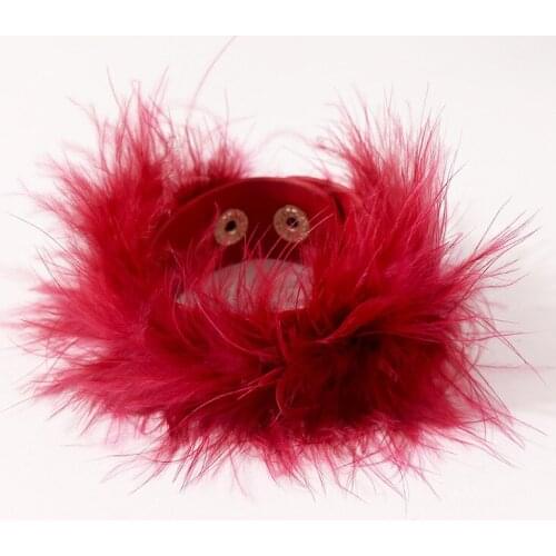 Imitation Fluffy Fur Bracelets for Women New Fashion Warmly Fur PU Leather Bracelet Fashion Winter Jewelry Drop Shipping