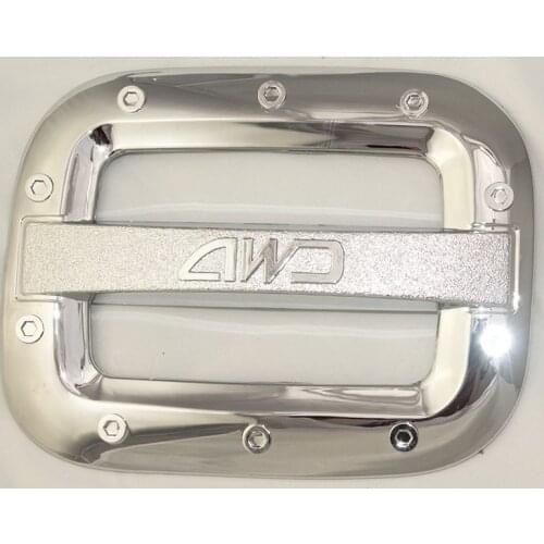 1pcs ABS Chrome Car Styling Auto Oil Fuel Tank Cover Cap car Sticker For Toyota RAV4 2005-2012 XA30