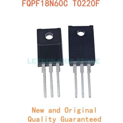 10PCS FQPF18N60C TO-220 18N60C TO-220F 18N60 TO220 FQPF18N60 MOSFET TO220F transistor N-CH new and original IC Chipset