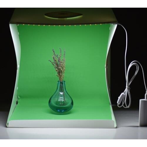 16.5 * 16 * 16"/42 * 40.5 * 40.5cm Large Foldable Photography Lightbox Studio Soft Box Light Tent Four Backdrops for Camera