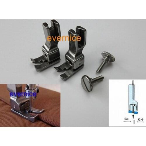 2 RIGHT SIDE EDGE GUIDE COMPENSATING FOOT for JUKI DDL-5550 8300 8500 8700