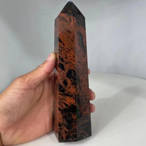 600-1300g natural Red yaoshi crystal rod point healing 1