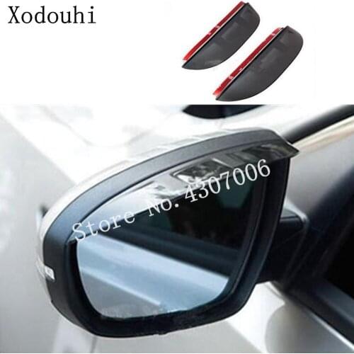 Car rear Rearview Side Mirror trim frame Rain Shield Sun Shade eyebrow For Toyota Corolla Altis 2008 2009 2010 2011 2012 2013