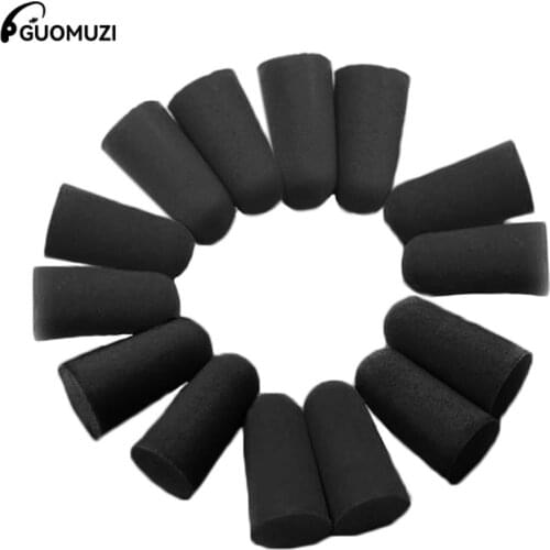 20PCS/10Pairs Black Travel Sleep Noise Prevention Earplugs Noise Reduction For Travel Sleeping Soft Tapered Foam Ear Plugs