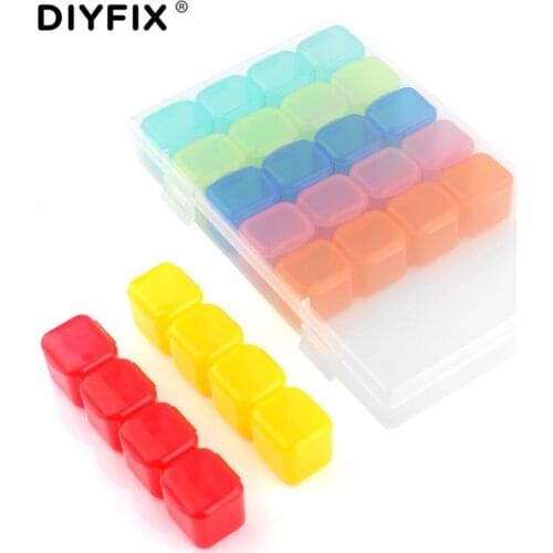 DIYFIX Plastic Organizer Container Storage Box Removable Compartment for Screw Jewelry Beads Earring Tools Small Accessories