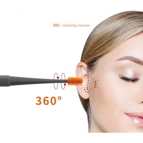 1PC Double-ended Stainless Steel Spiral Ear Pick Spoon Ear Wax Removal Cleaner Ear Tool Multi-function Portable