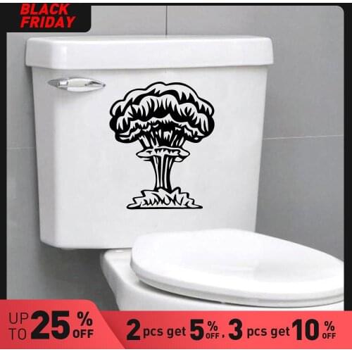 Classic WC Wall Stickers Vinyl Waterproof Home Decoration Accessories Home Decor Wall Decals for Toilet Decorative