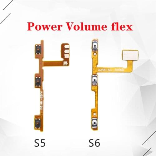 Power ON OFF Mute Switch Control Key Volume Button Flex Cable For Vivo S5 S6 Z5 Z6 Y9s