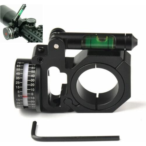 25.4mm 30mm Ring Scope Mounts With Angle Indicator Bubble Level Fit Discovery Hunting Accessories For Rifle Air Gun Shooting