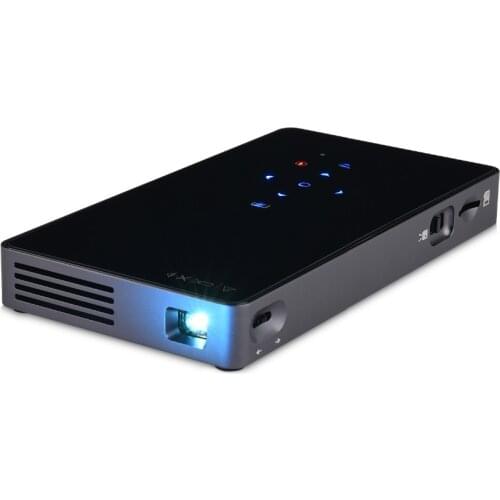 LUXCINE Mini LED DLP Smart Mobile WiFi Bluetooth Red-Blue 3D Projector CINE C9