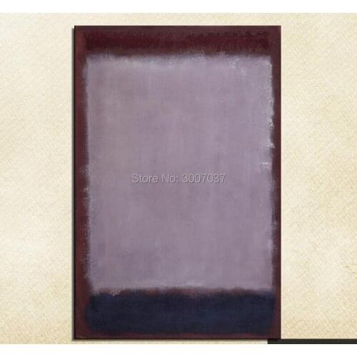 Mark Rothko Still life Classical purple oil Painting Drawing art 100%handmade Unframed Canvas picture hologram ship by dhl