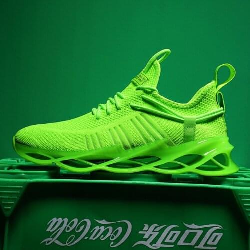 Blade Men Running Shoes Shock Absorption Cushion Breathable Lightweight Comfortable Athletic Outdoor Sports Sneakers Zapatillas