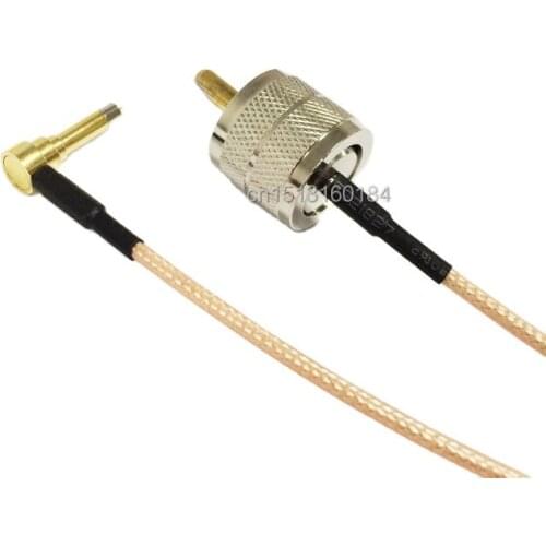 New Wireless Modem Wire UHF Male Plug To MS156 Right Angle Connector RG316 Coaxial Cable Pigtail 15CM 6"